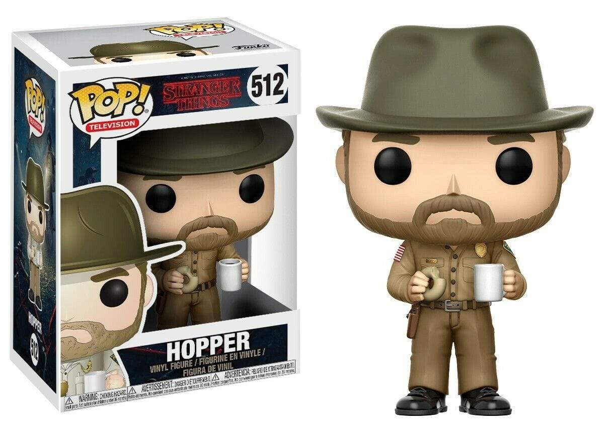 FUNKO POP! VINYL: STRANGER THINGS: HOPPER WITH DONUT 889698144254