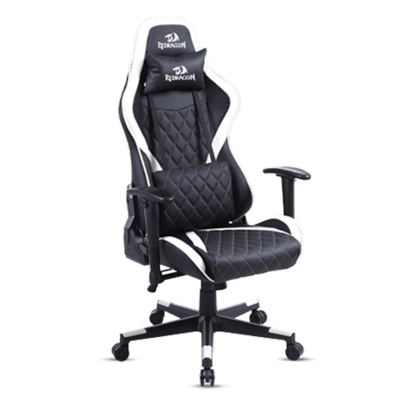 GAMING STOL- REDRAGON GAIA ČRNO BELE BARVE 6950376707420
