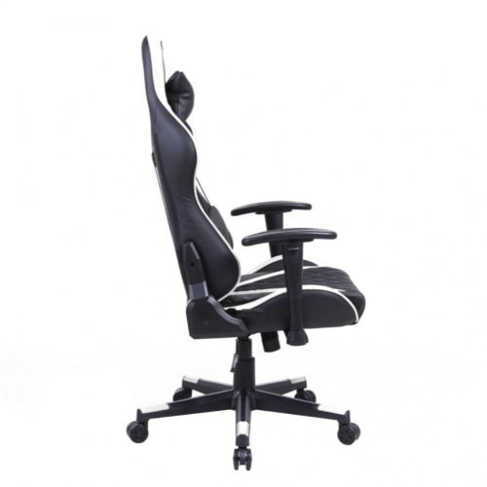 GAMING STOL- REDRAGON GAIA ČRNO BELE BARVE 6950376707420