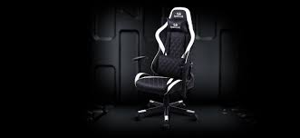 GAMING STOL- REDRAGON GAIA ČRNO BELE BARVE 6950376707420