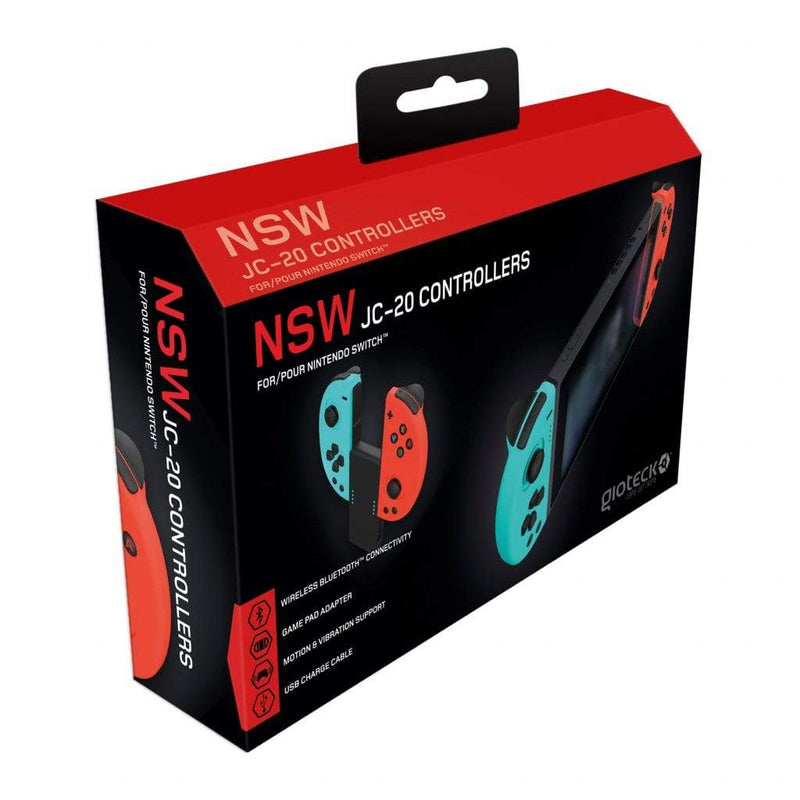 GIOTECK JOY CON JC-20 kontroler za NINTENDO SWITCH/SWITCH LITE/PC - modre in rdeče barve 812313010603