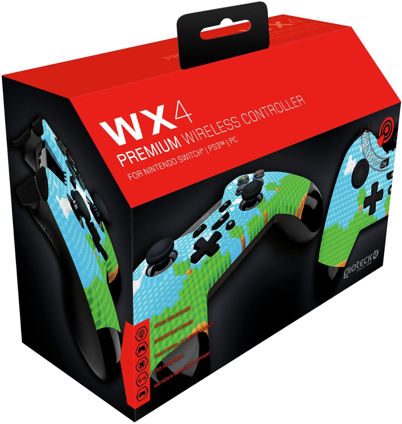 GIOTECK WX4 PREMIUM brezžični kontroler za NINTENDO SWITCH/PS3/PC - ADVENTURE 812313010757
