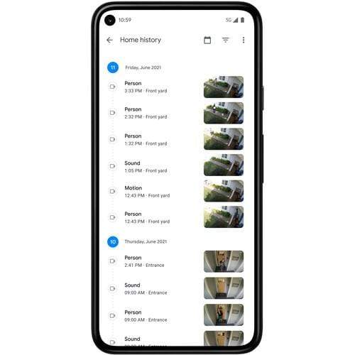 Google NEST CAM zunanja ali notranja nadzorna kamera na baterijo 193575008189