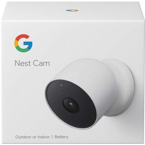 Google NEST CAM zunanja ali notranja nadzorna kamera na baterijo 193575008189