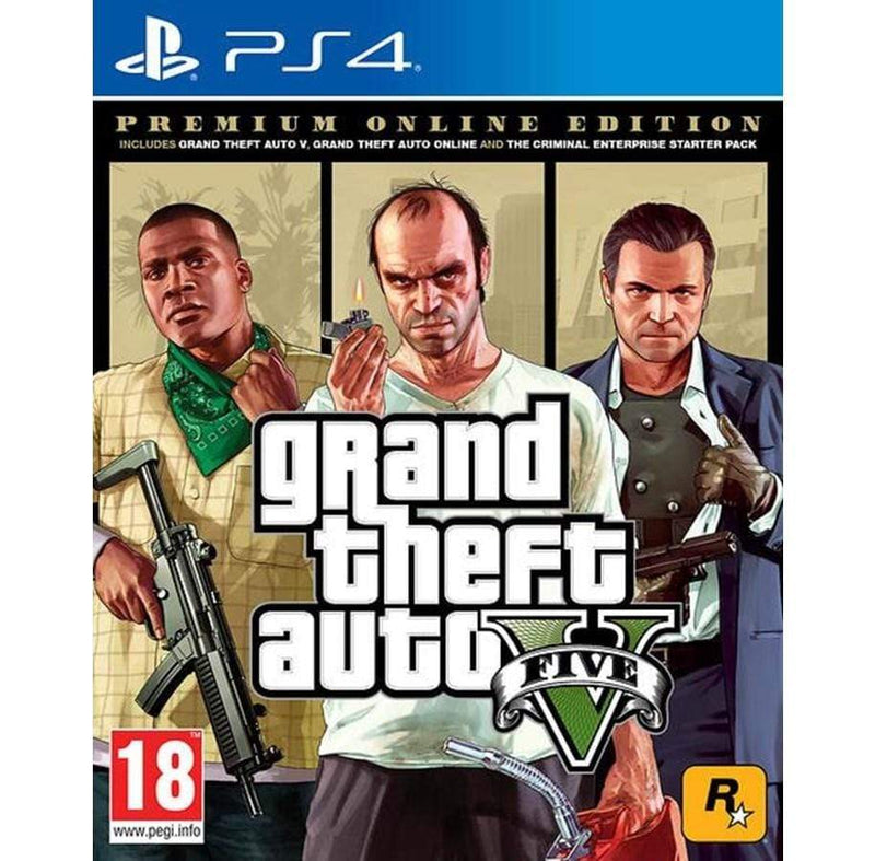 Grand Theft Auto V - Premium Online Edition (PS4) 5026555424264