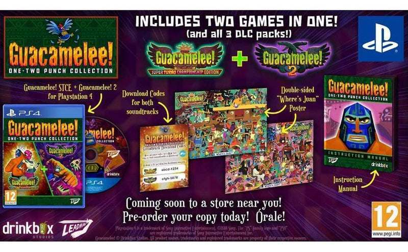 Guacamelee! One-Two Punch Collection (PS4) 5060146469456