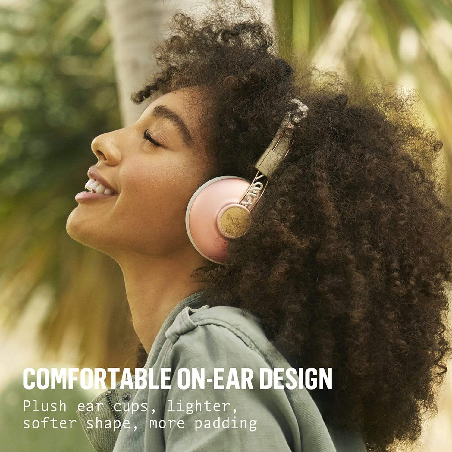 House of Marley Positive Vibration Bluetooth naglavne slušalke - copper 846885009833