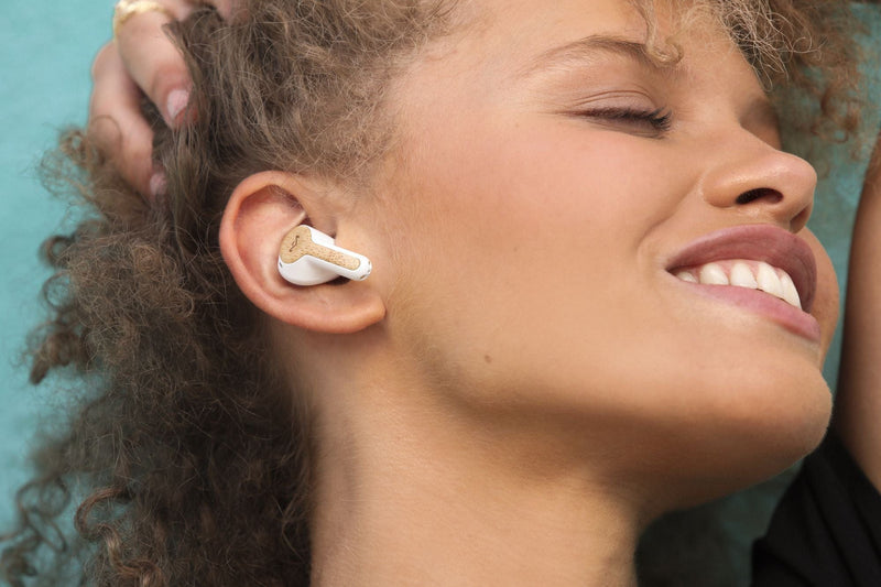 House of Marley REBEL CREAM TRUE WIRELESS EARBUDS slušalke - bež barve 846885010433