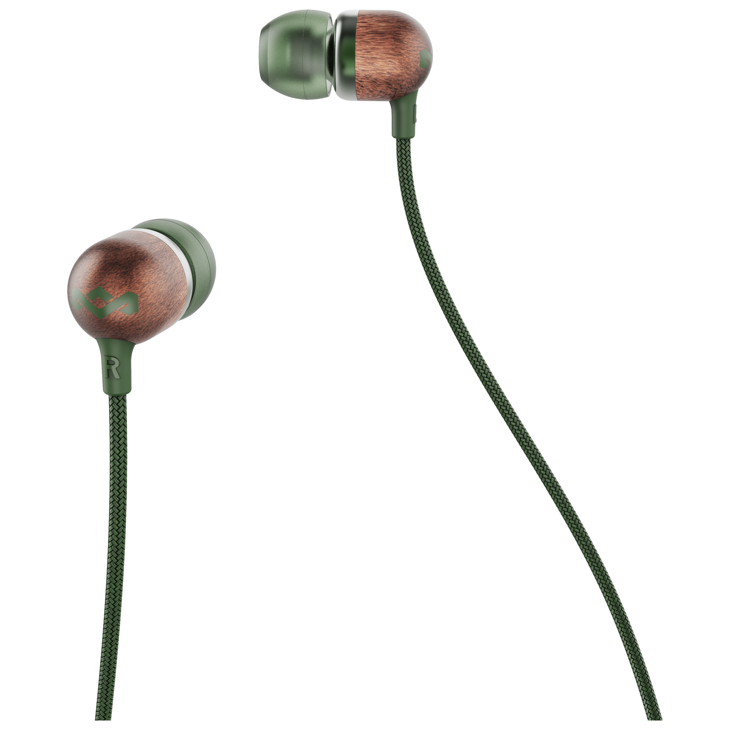 HOUSE OF MARLEY SMILE JAMAICA GREEN IN-EAR HEADPHONES 846885010327