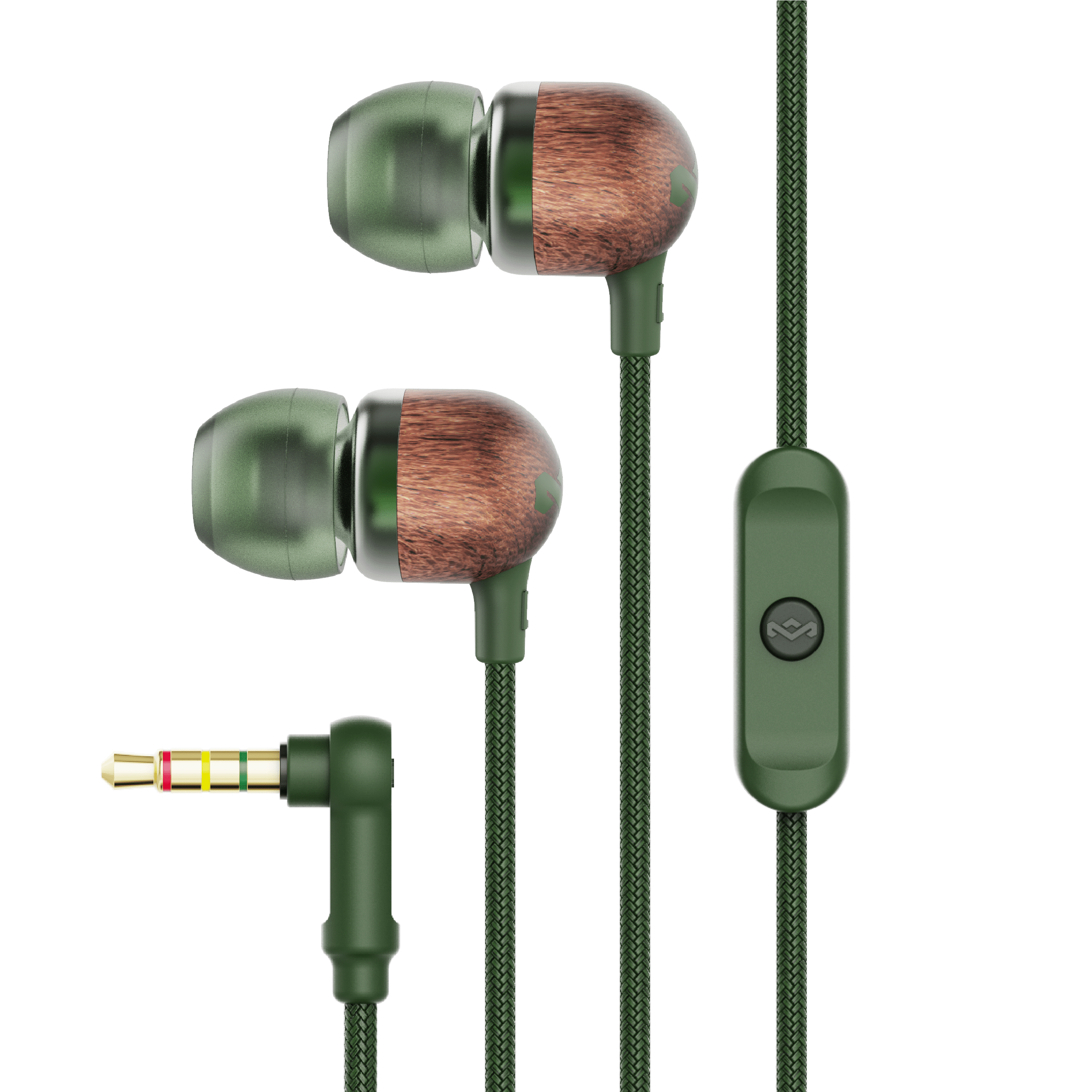 HOUSE OF MARLEY SMILE JAMAICA GREEN IN-EAR HEADPHONES 846885010327