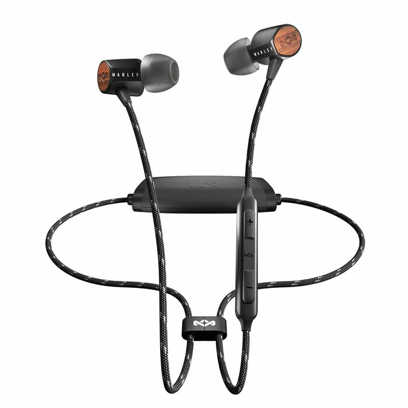 House of Marley Uplift Bluetooth ušesne slušalke - black 846885009260