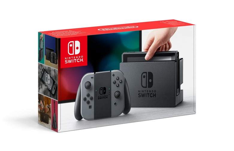 Igralna konzola NINTENDO SWITCH + GRAY JOY-CON 045496452315