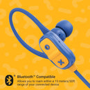 JAM AUDIO LIVE LARGE BLUE IN-EAR HEADPHONES 031262087669