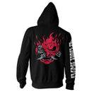 JINX CYBERPUNK 2077 BIGGEST FAN ZIP-UP HOODIE ČRN 2XL 889343133763