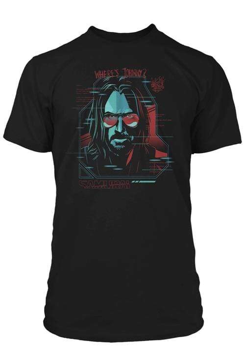 JINX CYBERPUNK 2077 DIGITAL GHOST PREMIUM TEE ČRNA L 889343133640