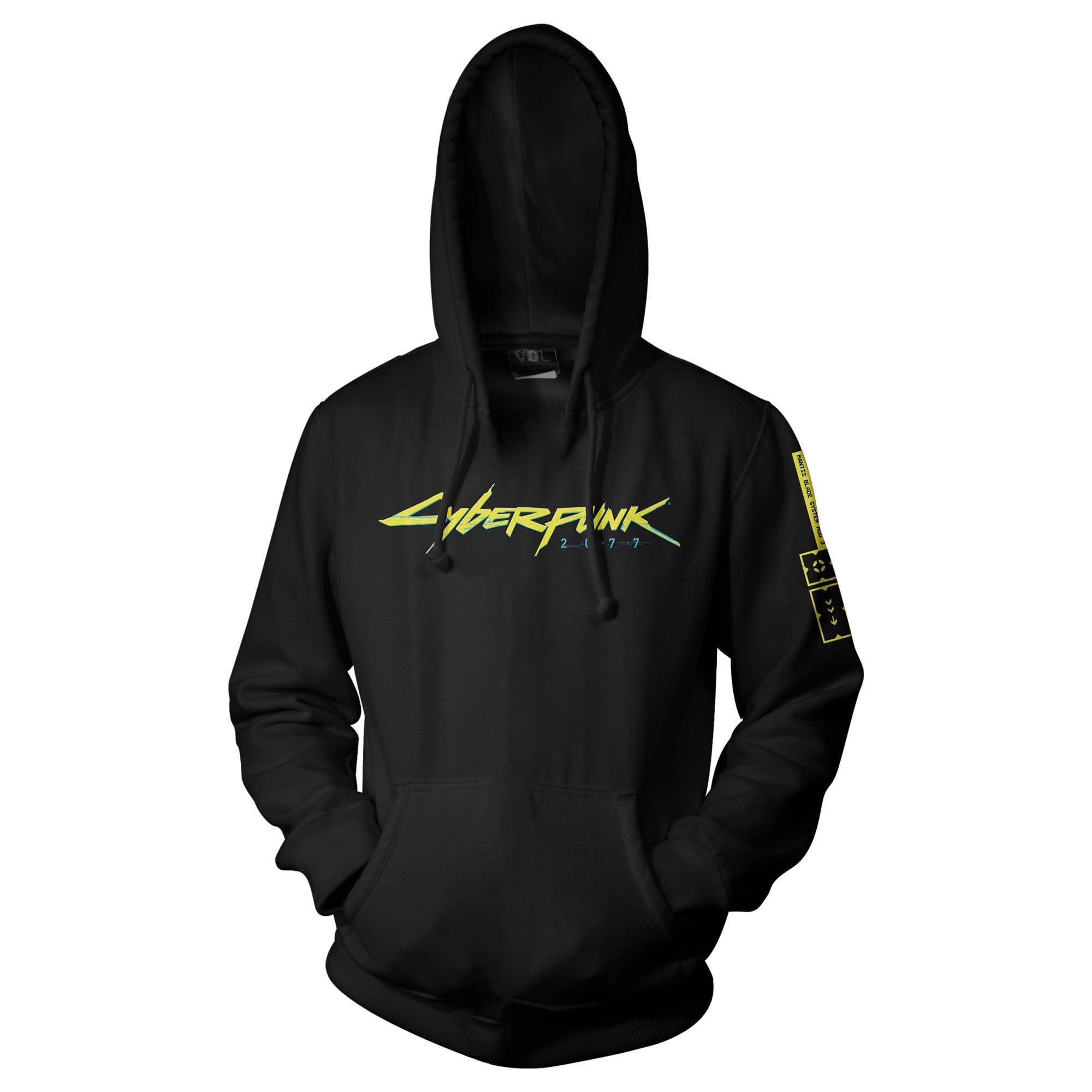 JINX CYBERPUNK 2077 LOGO PULLOVER HOODIE ČRNA M 889343133930
