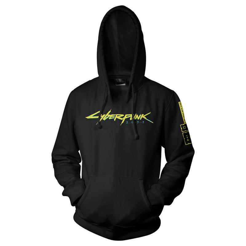 JINX CYBERPUNK 2077 LOGO PULLOVER HOODIE ČRNA S 889343133923