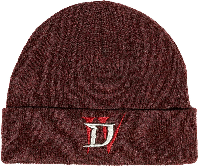 JINX DIABLO IV A NEW THREAT BEANIE DARK RED 889343147258