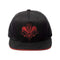 JINX DIABLO REIGN OF TERROR SNAPBACK HAT BLACK 889343143656