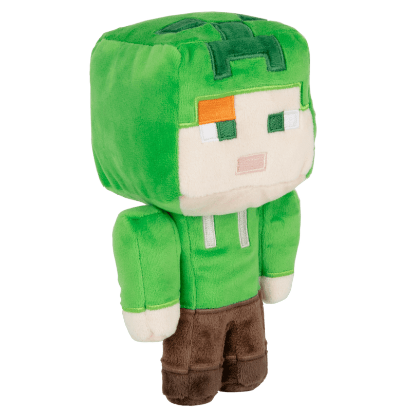 JINX MINECRAFT HAPPY EXPLORER ALEX IN CREEPER COSTUME PLIŠASTA IGRAČA 889343137419