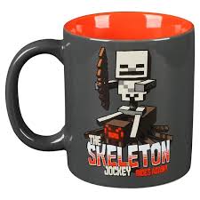 JINX MINECRAFT SKELETON JOCKEY CERAMIC MUG 889343080715