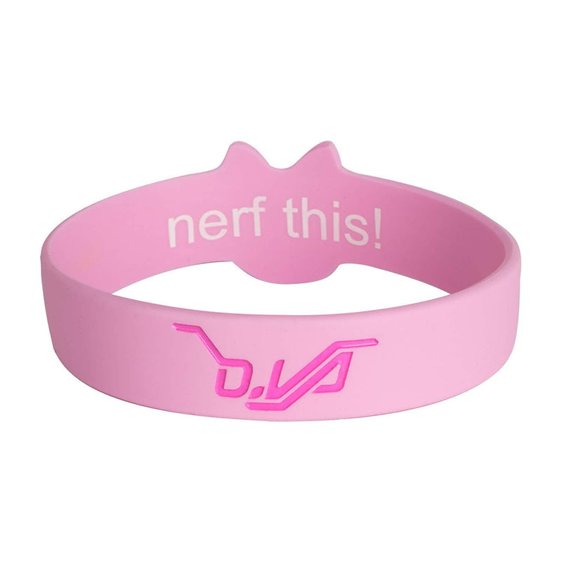 JINX OVERWATCH D.VA RUBBER BRACELET 889343089763