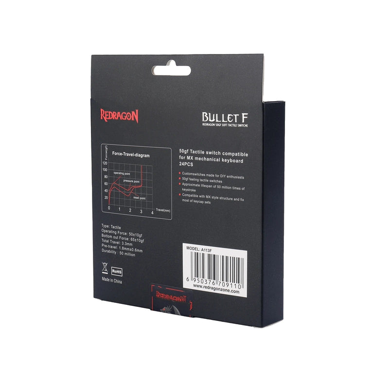 KEYBOARD SWITCH - REDRAGON BULLET-F A113 24pcs 6950376709110