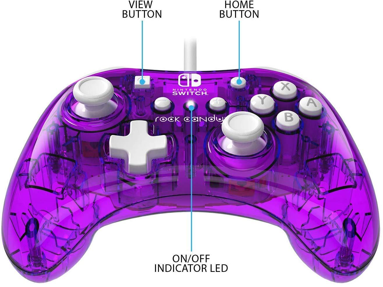 Kontroler PDP NINTENDO SWITCH  ROCK CANDY MINI STORMIN'CHERRY - žični 708056066628