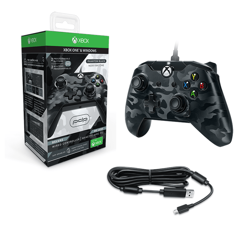 Kontroler PDP žični DELUXE  kamuflažno črn Xbox One 708056064655