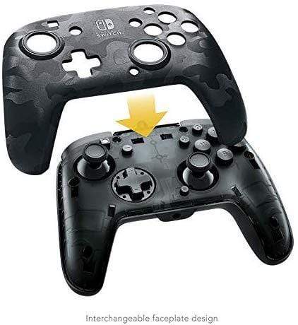 Kontroler PDP žični NINTENDO SWITCH FACEOFF DELUXE CONTROLLER + AUDIO PDP kamuflažno črn 708056065683