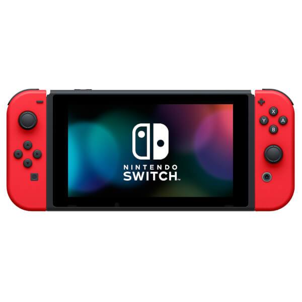 KONZOLA NINTENDO SWITCH + RED JOY-CON + SUPER MARIO ODYSSEY 045496452391