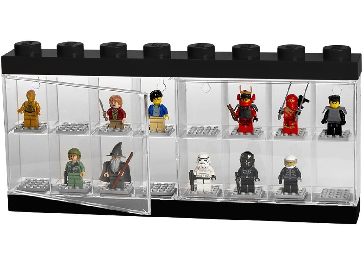 LEGO MINIFIGURE DISPLAY CASE 16 BLACK VITRINA ZA FIGURE 5711938023621