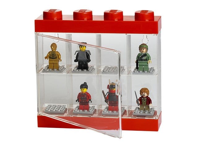 LEGO MINIFIGURE DISPLAY CASE 8 RED VITRINA ZA FIGURE 5711938023577