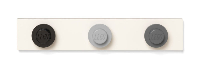 LEGO WALL HANGER RACK BLACK - LIGHT GRAY - GRAY STENSKI OBEŠALNIK 5711938033569