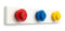 LEGO WALL HANGER RACK RED - BLUE - YELLOW STENSKI OBEŠALNIK 5711938033033