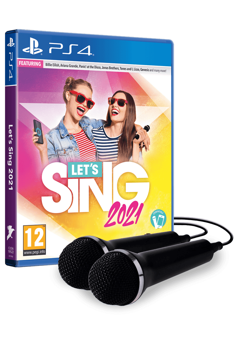 Let's Sing 2021 + 2 mikrofona (PS4) 4020628717148