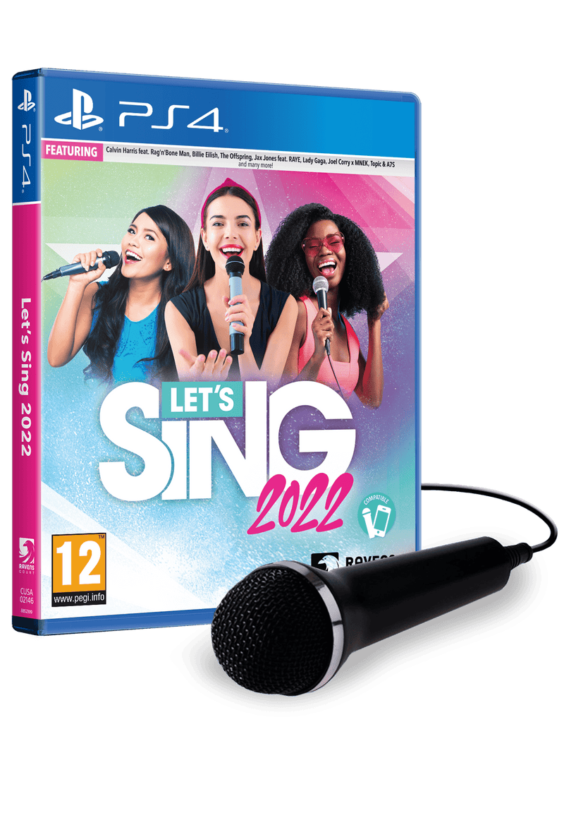 Let's Sing 2022 - Single Mic Bundle (PS4) 4020628684204