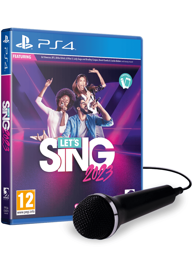 LET'S SING 2023 - SINGLE MIC BUNDLE (Playstation 4) 4020628639495