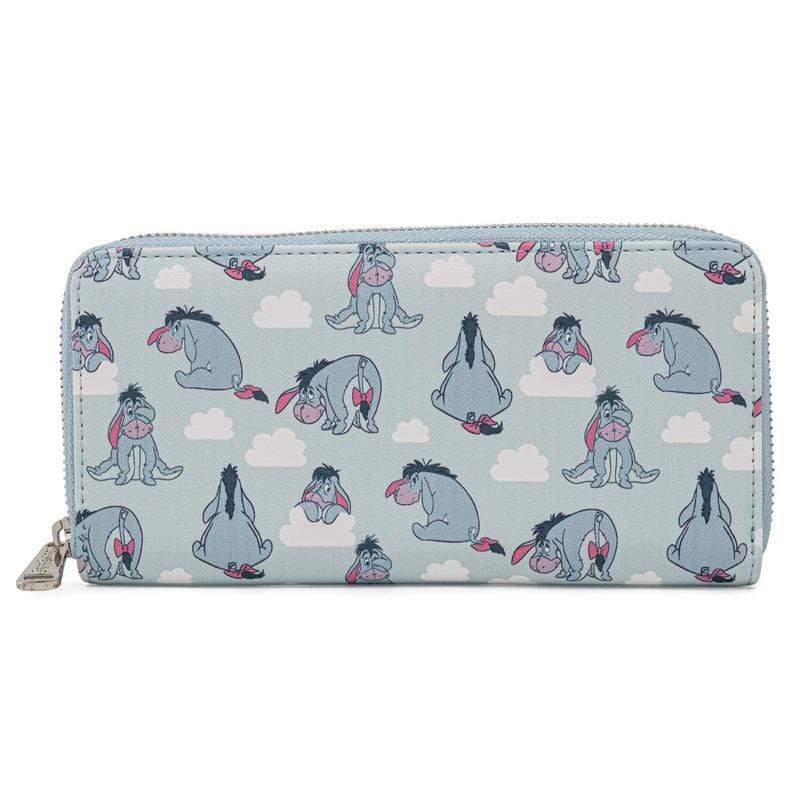 LOUNGEFLY DISNEY EEYORE AOP ZIP AROUND DENARNICA 671803374911
