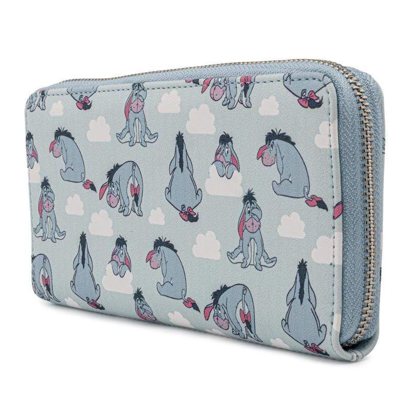 LOUNGEFLY DISNEY EEYORE AOP ZIP AROUND DENARNICA 671803374911