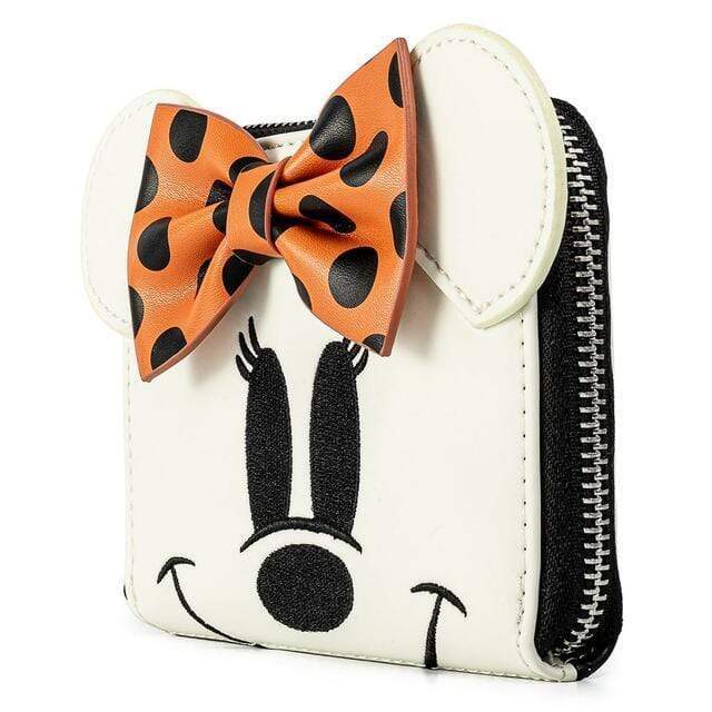 LOUNGEFLY DISNEY GHOST MINNIE GLOW IN THE DARK COSPLAY DENARNICA 671803378919