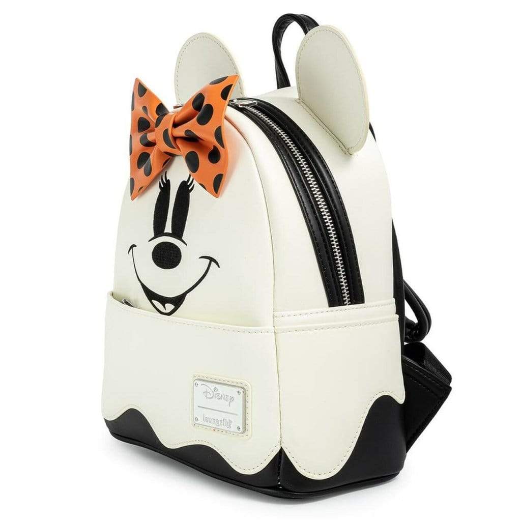 LOUNGEFLY DISNEY GHOST MINNIE GLOW IN THE DARK COSPLAY MINI NAHRBTNIK 671803378773