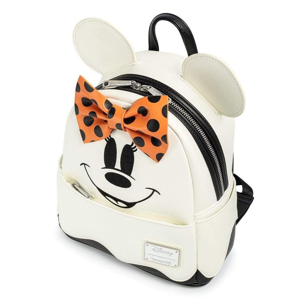 LOUNGEFLY DISNEY GHOST MINNIE GLOW IN THE DARK COSPLAY MINI NAHRBTNIK 671803378773