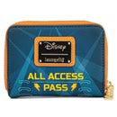 LOUNGEFLY DISNEY GOOFY MOVIE POWERLINE ALL ACCESS PASS ZIP AROUND DENARNICA 671803367395