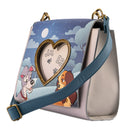 LOUNGEFLY DISNEY LADY AND THE TRAMP WET CEMENT CROSS BODY TORBA 671803386082