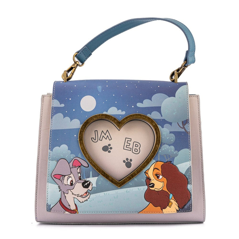 LOUNGEFLY DISNEY LADY AND THE TRAMP WET CEMENT CROSS BODY TORBA 671803386082