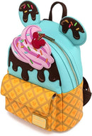 LOUNGEFLY DISNEY MICKEY AND MINNIE SWEETS ICE CREAM MINI NAHRBTNIK 671803360693