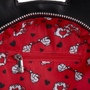 LOUNGEFLY DISNEY MICKEY AND MINNIE VALENTINES REVERSIBLE CROSS BODY TORBICA 671803401143