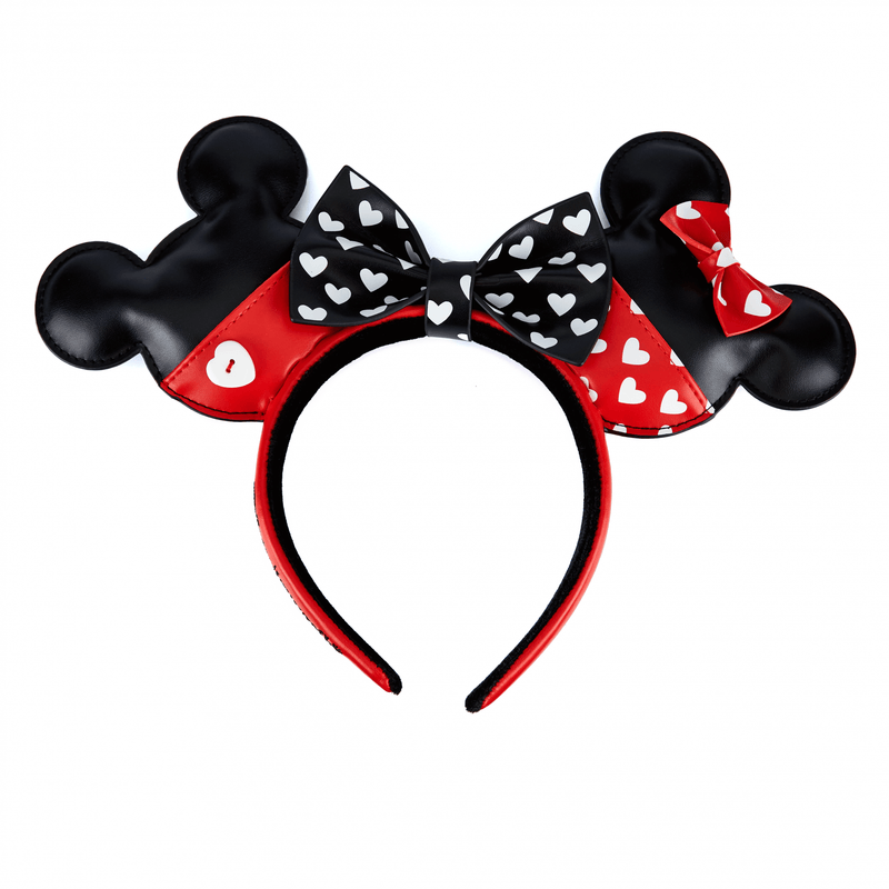 LOUNGEFLY DISNEY MICKEY AND MINNIE VALENTINES TRAK ZA LASE 671803401129