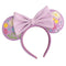LOUNGEFLY DISNEY MINNIE EMBROIDERED FLOWERS NAGLAVNI TRAK 671803376144